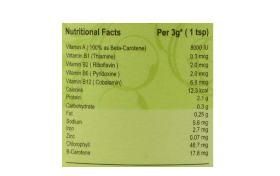Nutriwish Spirulina Powder    Container  100 grams